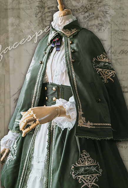 Unfinished 刺繍ケープ | Surfacespell | ロリータ ゴスロリ ゴシック