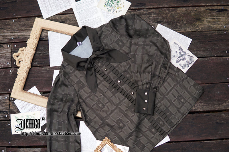 スイート板チョコ ブラウス（スカーフタイプ） | ICHIGO15 | ロリータ