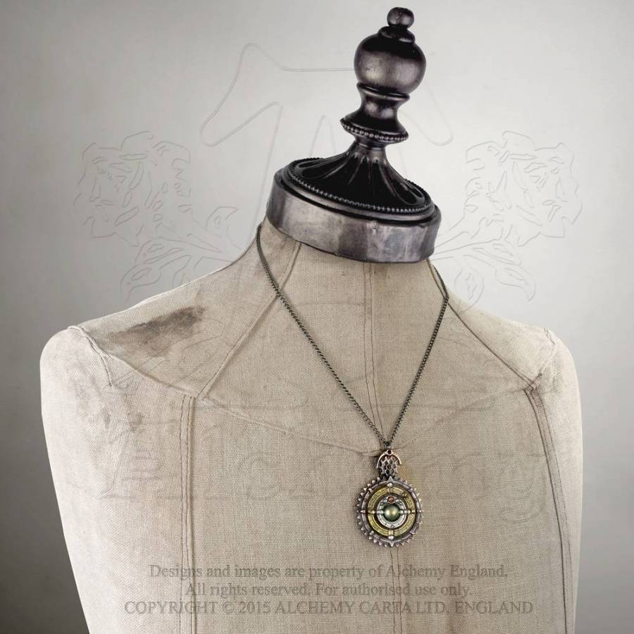P724 Pewter Pendant: Ordium Coelestium Mechanicum | Alchemy