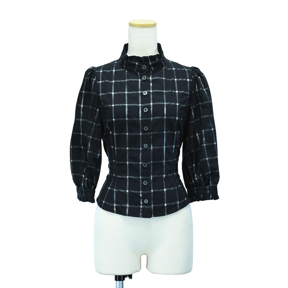 sheglit スクエアブラウス　黒 Sheglit Blouse official(29 items) Wunderwelt Fleur