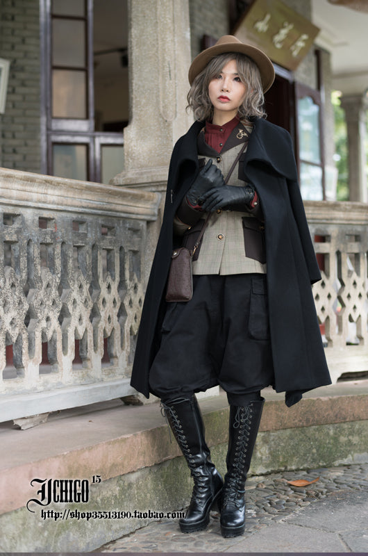 最終値下げ！【OZZ ONESTE】美品 希少デザイン中綿入りロングコート 黒 Reservation】Frozen Winter Coat | ICHIGO15 | Wunderwelt Fleur