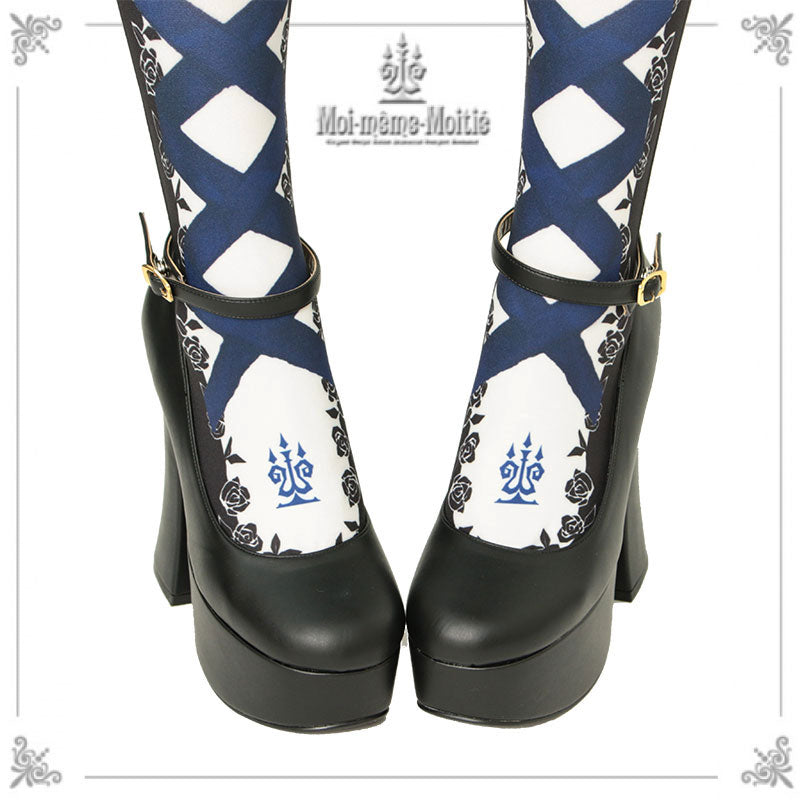 再入荷】リボン編み上げオーバーニー 【クーポン対象外】 | Moi-même