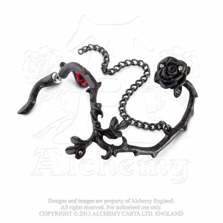 E276 情熱の薔薇 ピアス 【Rose of Passion】 | Alchemy Gothic 