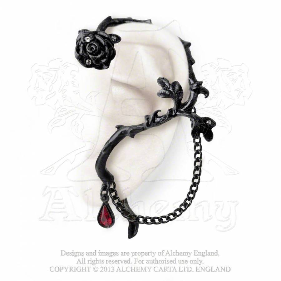 E276 情熱の薔薇 ピアス 【Rose of Passion】 | Alchemy Gothic 