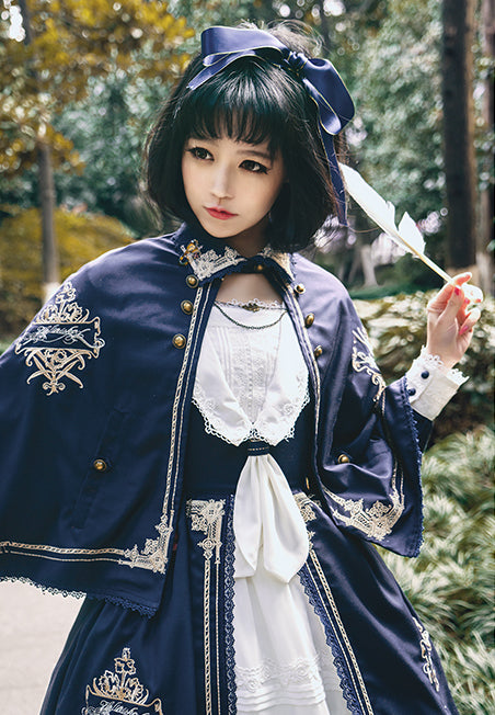 Unfinished 刺繍ケープ | Surfacespell | ロリータ ゴスロリ