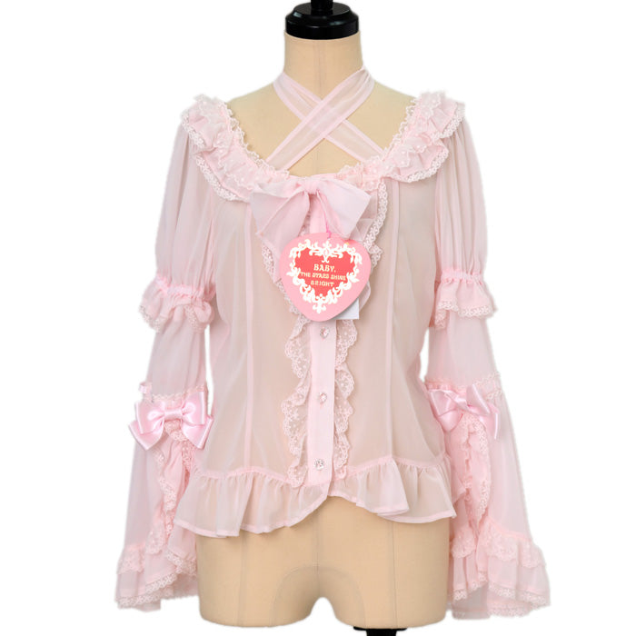 BABY, THE STARS SHINE BRIGHT レース 長袖 ブラウス Eléonoreブラウス – BABY, THE STARS SHINE BRIGHT