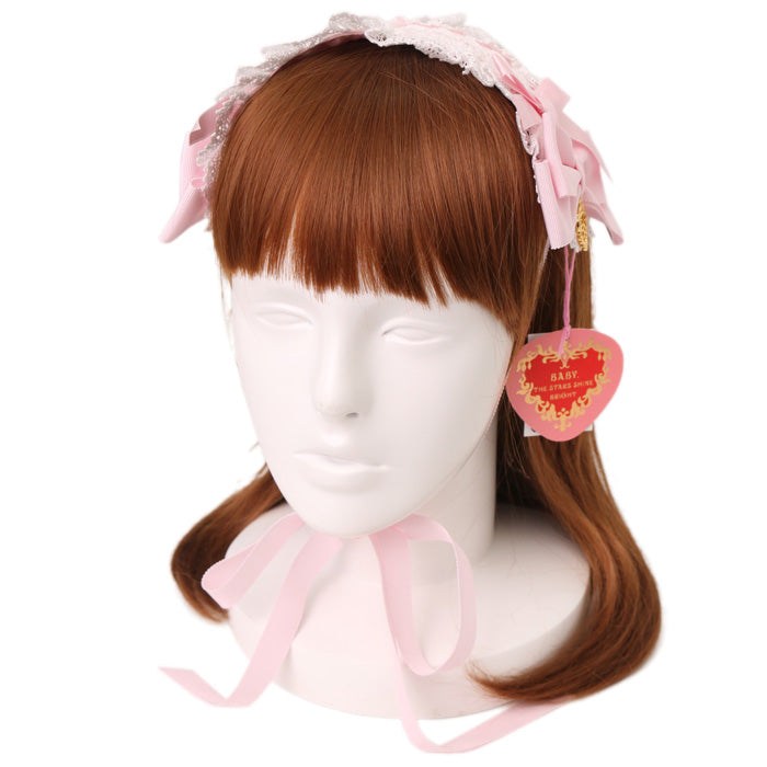 【BABY,THE STARS SHINE BRIGHT】王冠ヘッドドレス BABY,THE STARS SHINE BRIGHT / 蝶々王冠ヘッドドレス シルバーX白 I