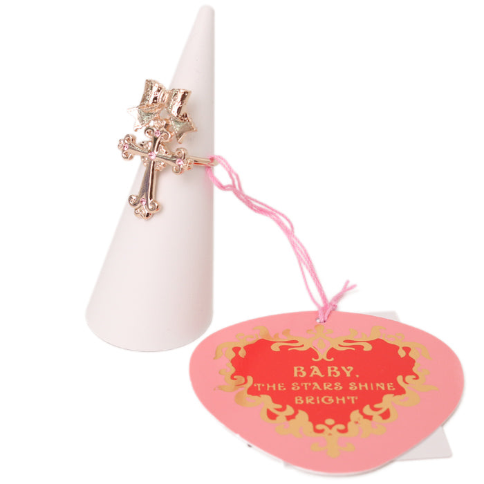 Juno's Bouquet Cross ring | BABY, THE STARS SHINE BRIGHT