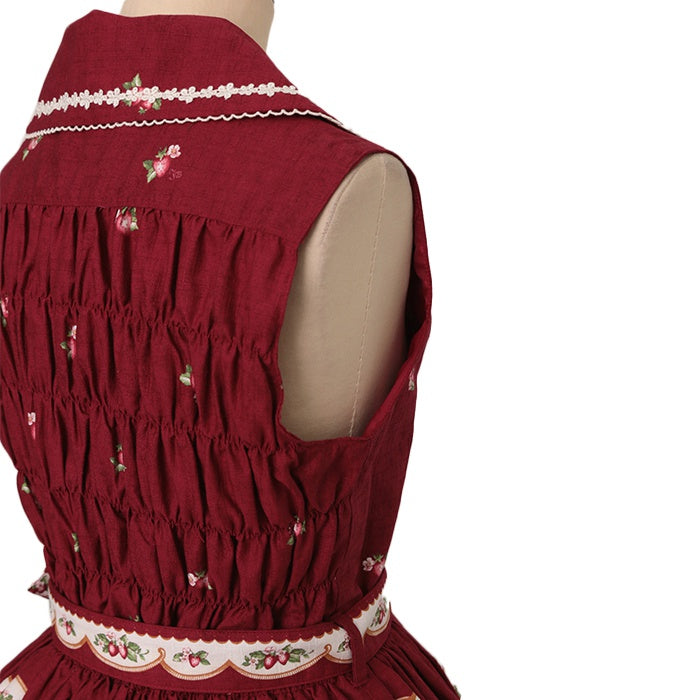 ストロベリープレートテーラードジャンパースカート | Innocent World