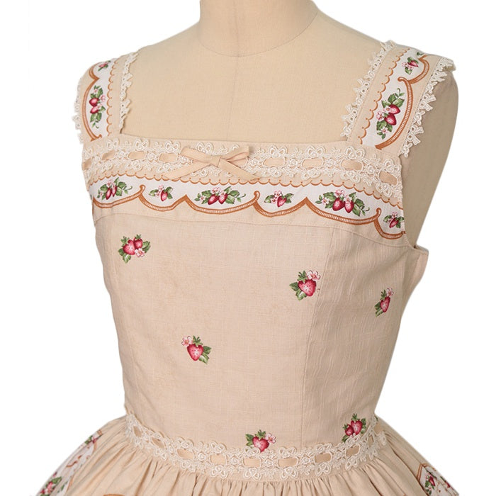 Strawberry Plate Just Waist Jumperskirt | Innocent World