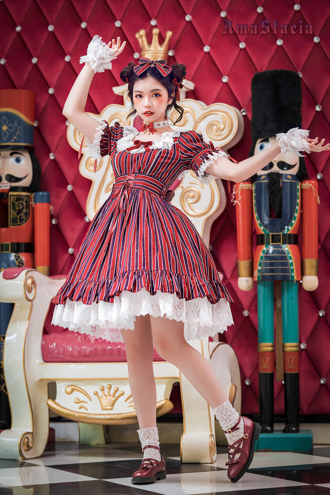 night lolita 人形　ドール　ナイトロリータ Starry Night Circus OP＋Baretta Set | AmaStacia | Wunderwelt Fleur