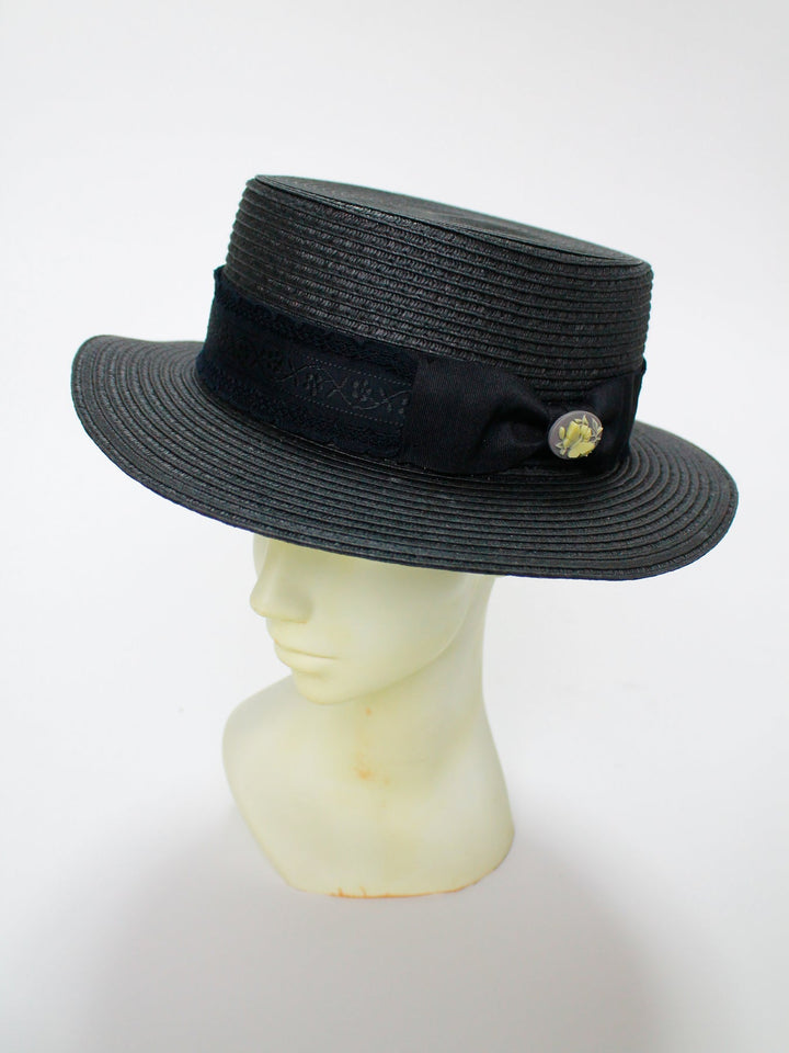 Classical Ribbon Summer Hat | Victorian maiden | Wunderwelt Fleur