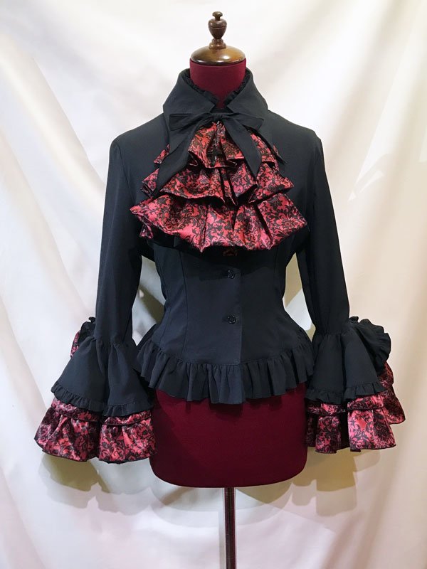 リバーシブルタイ付き姫袖ブラウス | MARBLE | ロリータ ゴスロリ