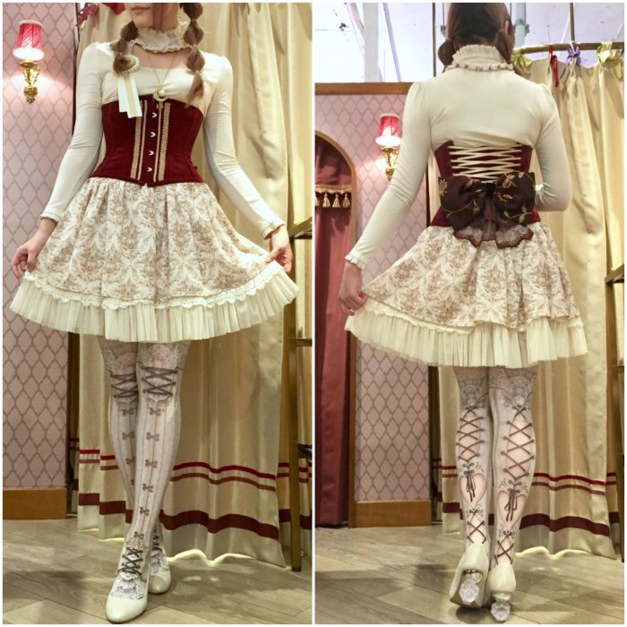 corset tights victorian | abilletage | ロリータ ゴスロリ