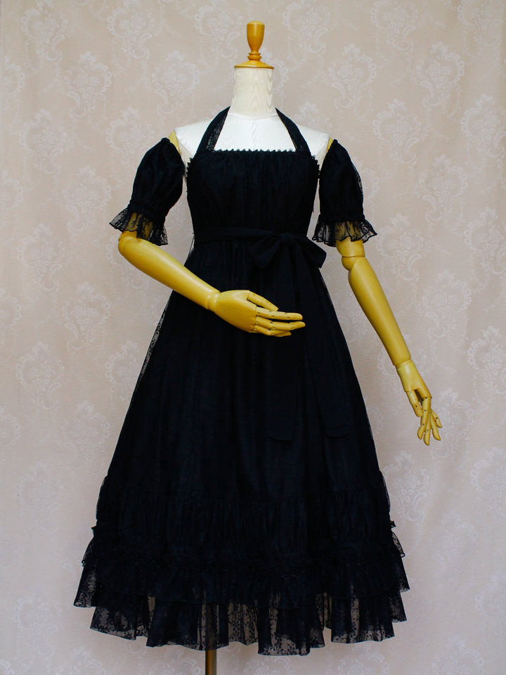 お取寄せ】エレガントレーシーホルターネックドレス | Victorian