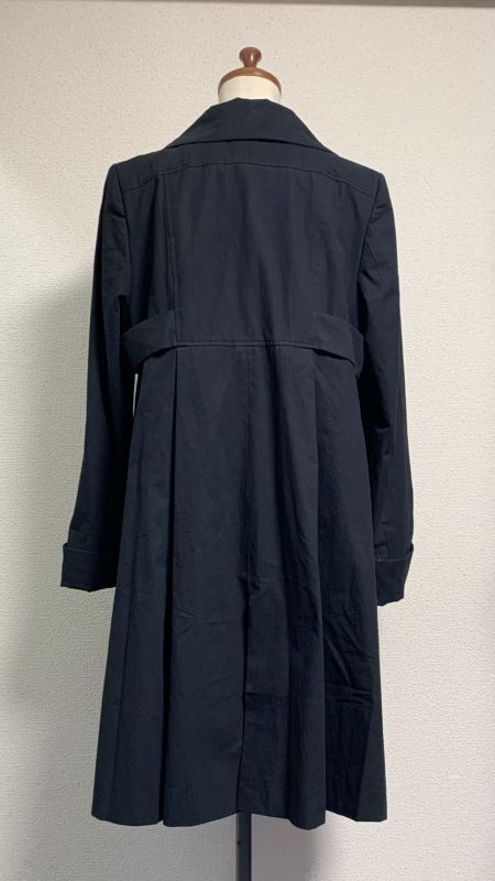 ダブルボタンコート カジュアル【無地黒】 | PhysicalDrop | ロリータ