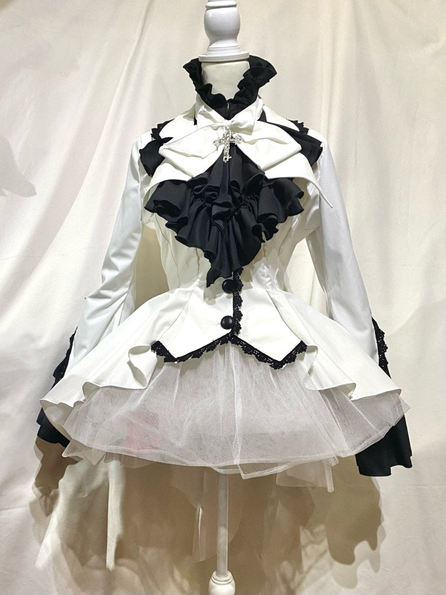 marble ブラウス付き風ジャケット　黒　未使用新品 sfg6_0a96a465-b7de-4f87-9f0f-