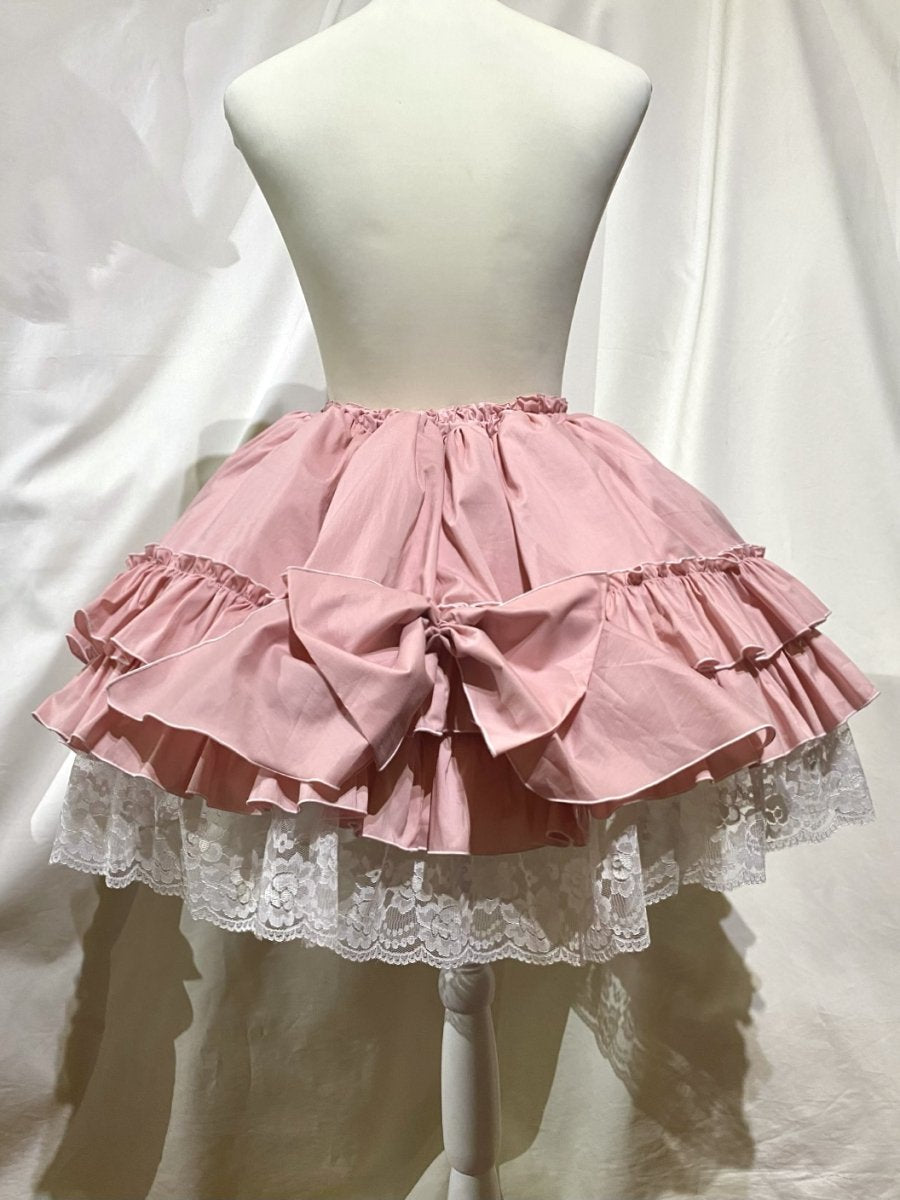 パニエ入り後リボン付きフリルスカート | MARBLE | ロリータ
