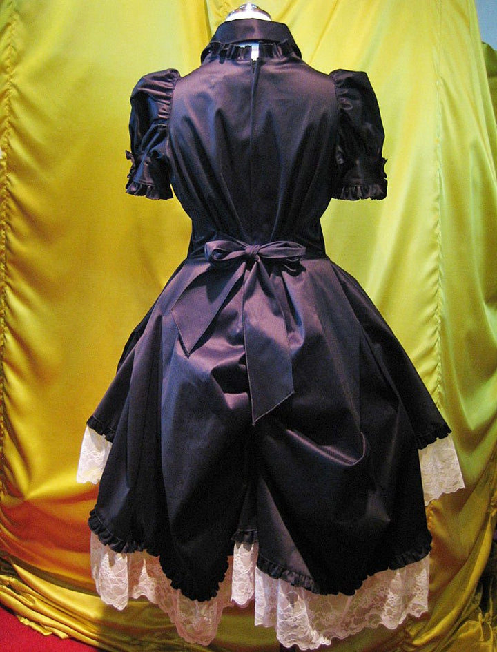 marble 別襟、姫袖つきワンピース　ピンク　新品 別衿・姫袖付きドレスワンピース (L~LLサイズ) | MARBLE