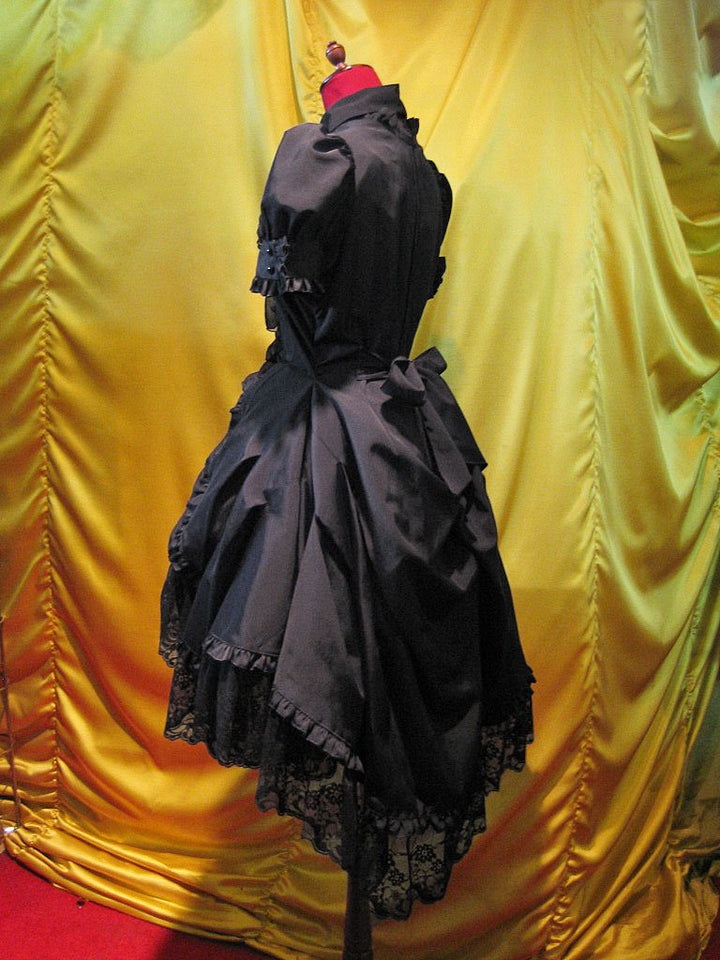 別衿・姫袖付きドレスワンピース (L~LLサイズ) | MARBLE