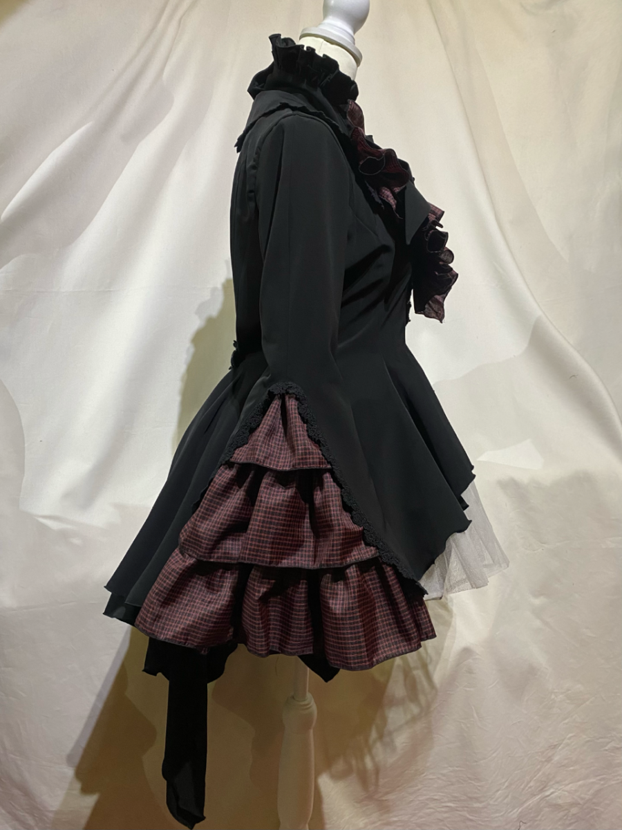 marble ブラウス付き風ジャケット　黒　未使用新品 sfg2_4a3d7c75-fc6e-48b9-9102-