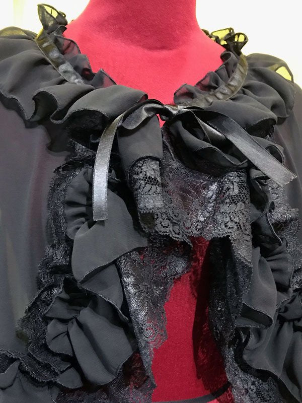 MARBLE ボリューム ケープ ゴスロリ フリル重ねボリュームケープ | MARBLE | ロリータ ゴスロリ