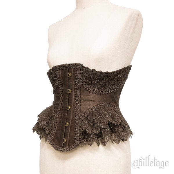 Noir Croix Corset | abilletage | Wunderwelt Fleur - Online