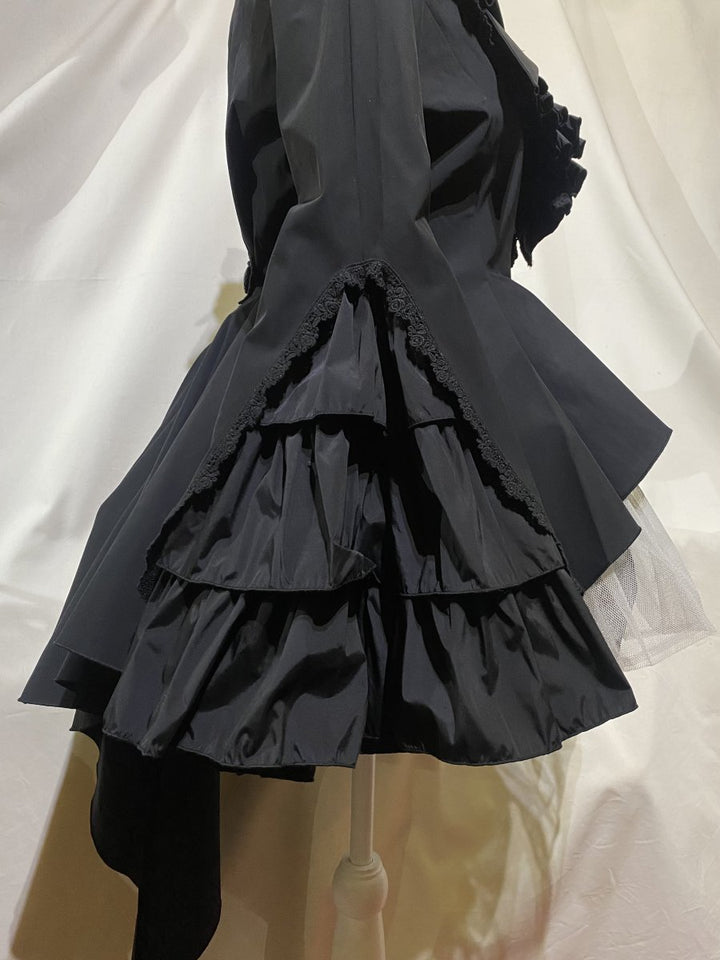 ボリュームタイ付きブラウス付き風ジャケット | MARBLE