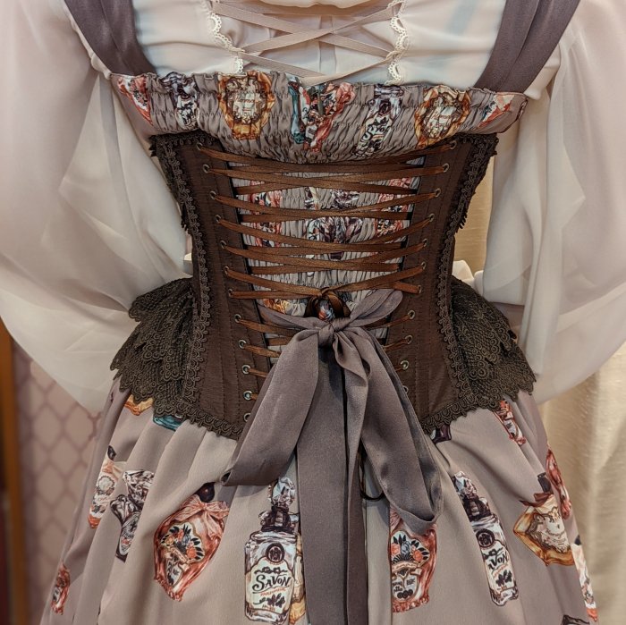 Noir Croix Corset | abilletage | Wunderwelt Fleur - Online
