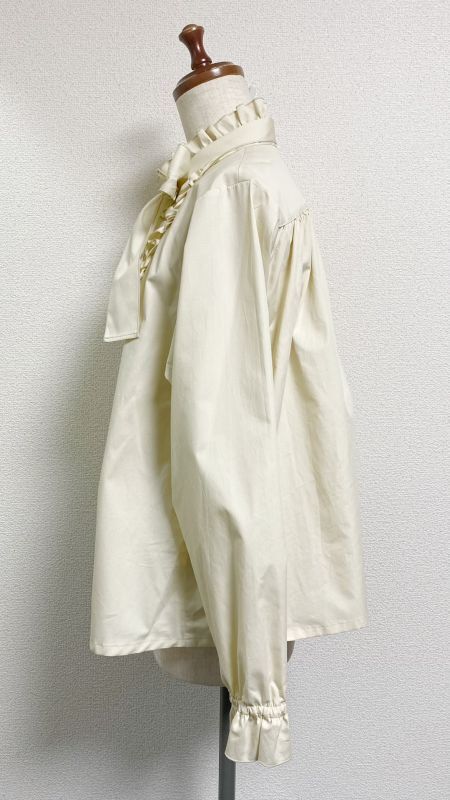 スタンドカラーフリルブラウス【生成】 | PhysicalDrop | ロリータ