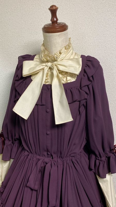 スタンドカラーフリルブラウス【生成】 | PhysicalDrop | ロリータ