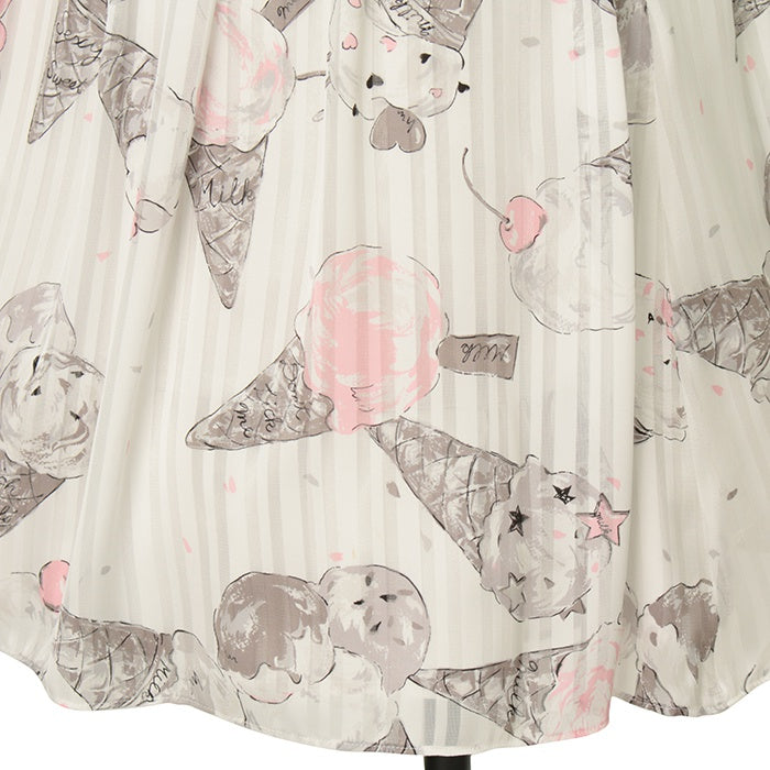 MILKTシャツワンピースアイスアイスクリームロリータゴスロリ