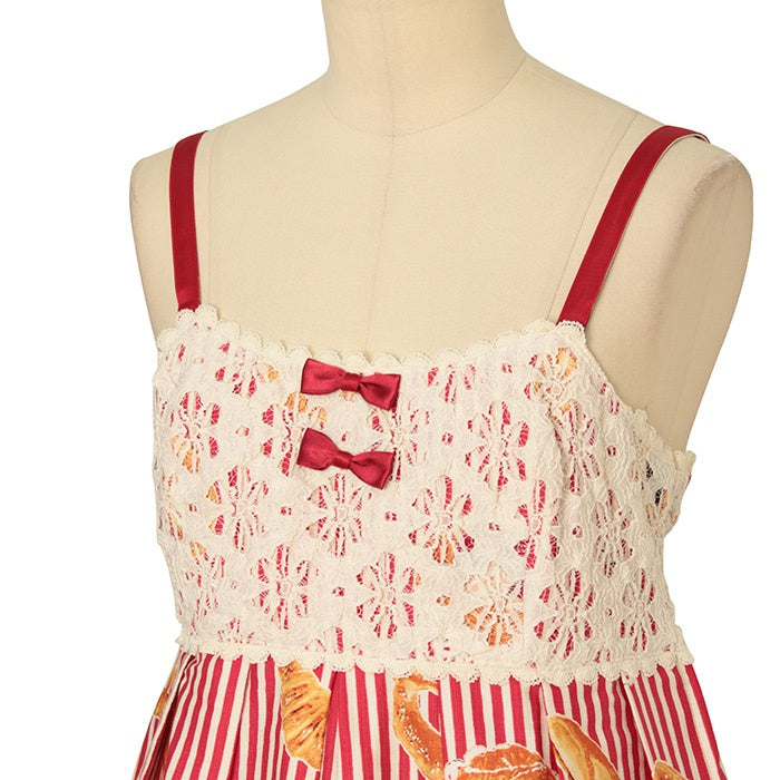 Emily Temple cute パン柄ストライプワンピース 楽天市場】ストライプ