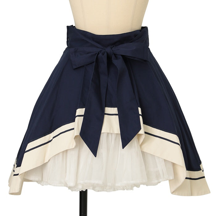 USED】ブリティッシュマリンバッスルスカート | Victorian