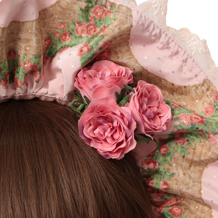 USED】秘密の花園 ～The rose has secret scent～柄 ボンネット | BABY