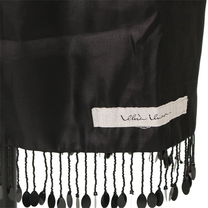 alice auaa ツイストスカートストライプ×ブラック