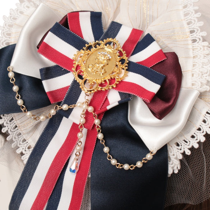 エムミーエメ Etoile ribbon beret ホワイト エムミーエメEtoile