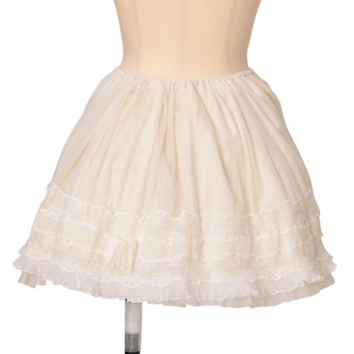 ★Deuxieme Classe Premio FLARE スカートペチコート付 Re:EDIT スカート 「低身長サイズ有」「2点セット」2WAY