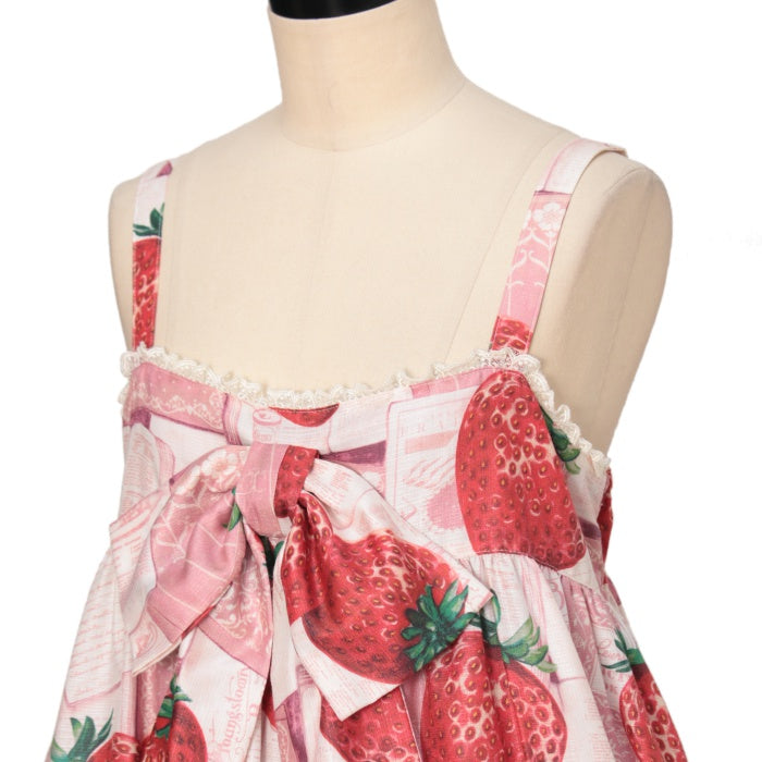 ルルゲッタキャミワンピース USED】Strawberry Bookキャミワンピース | Leur Getter Wunderwelt