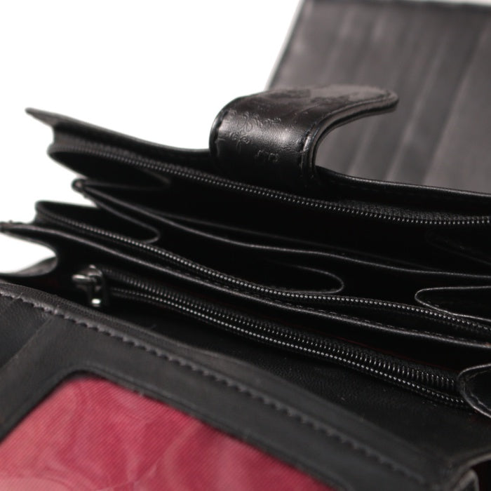 MIHO MATSUDA ブラックレザー ミニ財布 MIHO MATSUDA ブラックレザー ミニ財布 楽天市場】極薄 ミニ財布