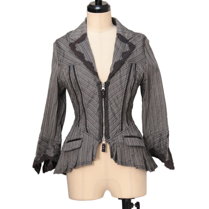 OZZ ONESTE オッズオネスト ジャケット フリル 編み上げ ストライプ 楽天市場】OZZ ONESTE / 桜刺繍スカート オッズオン オッズ