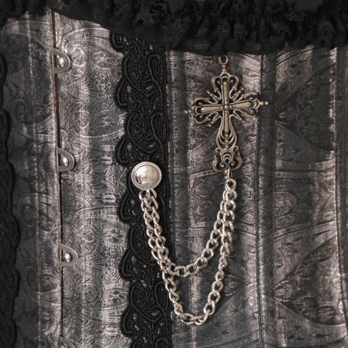 USED】【MIKA TAKEUCHI / Sサイズ】ダマスク柄コルセット | MR