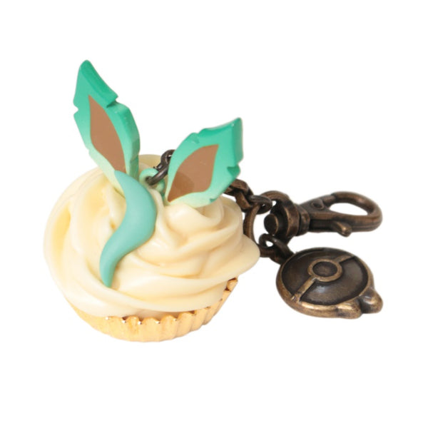 Q-pot.×ポケモン　リーフィア　カップケーキ　バッグチャーム Q-pot.×ポケモン リーフィア カップケーキ バッグチャーム