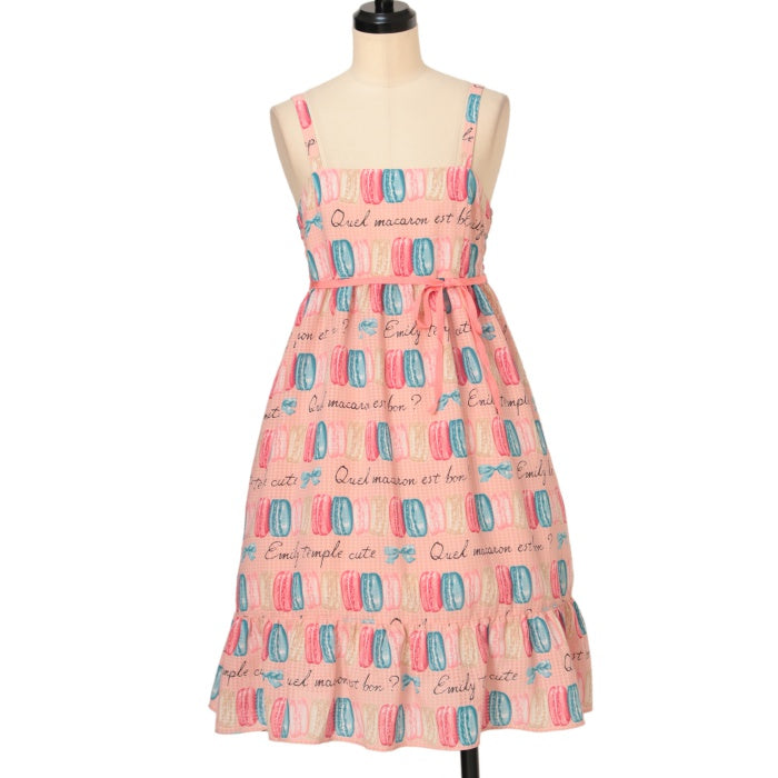 USED】【classic】マカロンプリントワンピース | Emily Temple