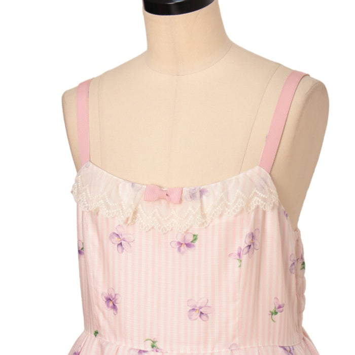 ルルゲッタ フラワーカクテルワンピース LeurGetter＊Flower Cocktailキャミワンピ