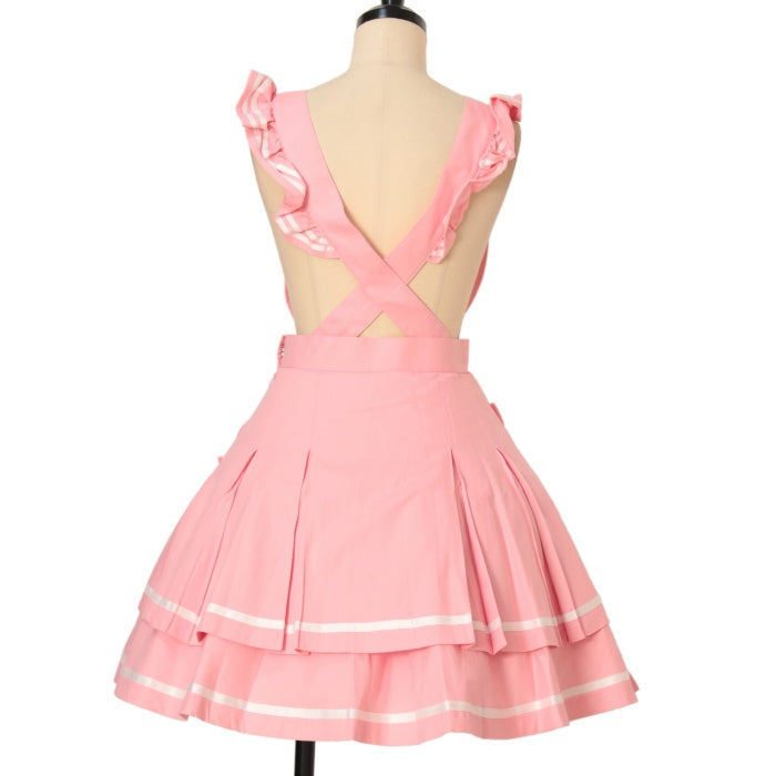 USED】セーラーサスペンダー付きスカート | Angelic Pretty Wunderwelt