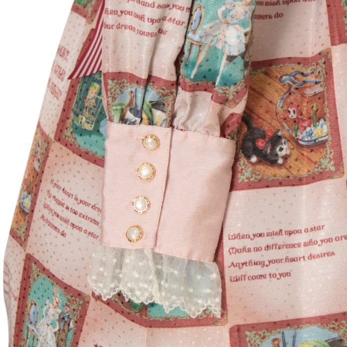 BABY Ex libris the DOLLS柄ワンピース BABY仙台店／福岡店／名古屋店限定！「Ex Libris the DOLLS」シリーズ