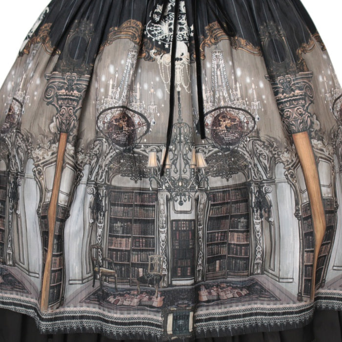 LIEF アンジェリカライブラリージャンパースカート USED】【Mサイズ】アンジェリカライブラリー柄コルセットジャンパー