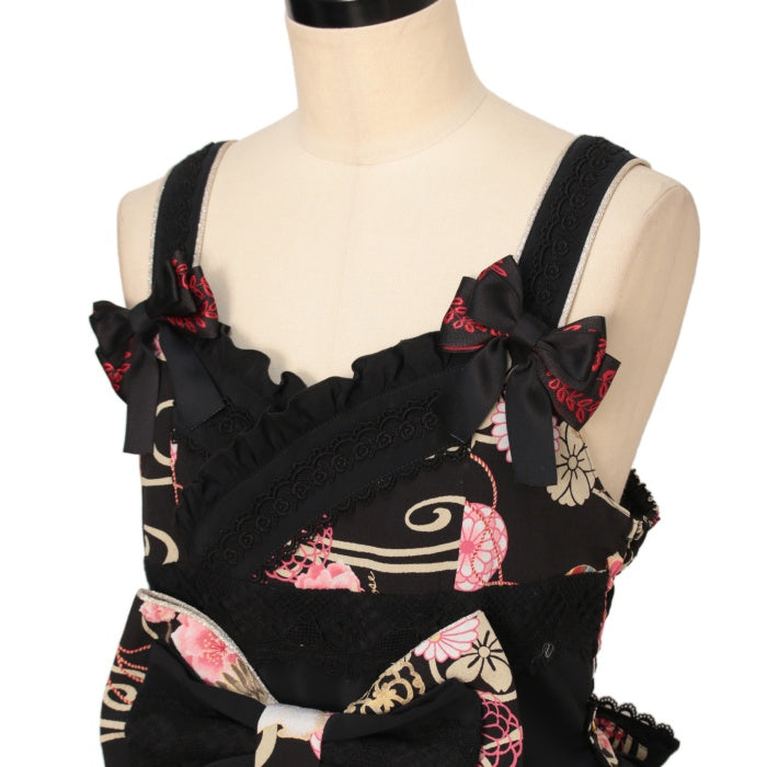 USED】花鳥風月～乙女のはなごろも～プリーツジャンパースカート