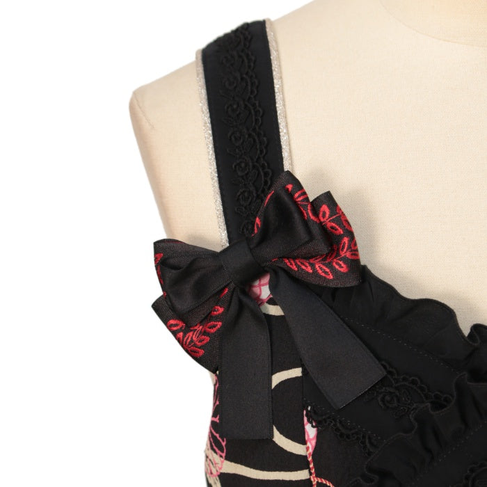 USED】花鳥風月～乙女のはなごろも～プリーツジャンパースカート